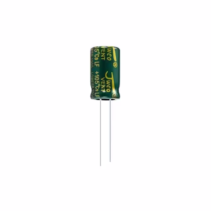 خازن 100 میکروفاراد 50 ولت جی دبلیو کو کد 650 بسته 10 عددی