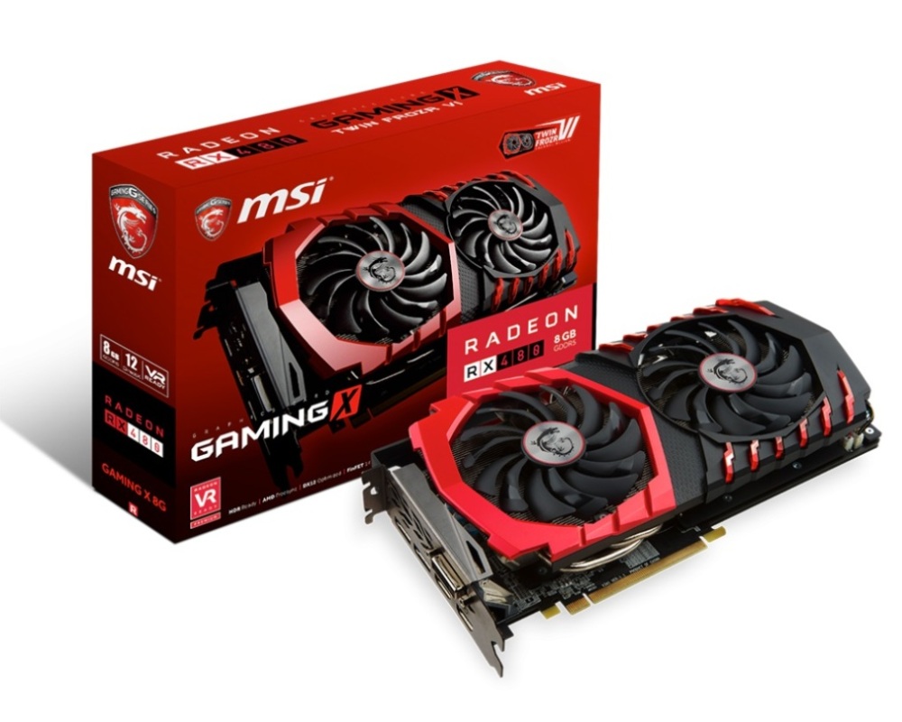 کارت گرافیک ام اس آی RX 480 GAMING X Twin Frozr VI 8GB