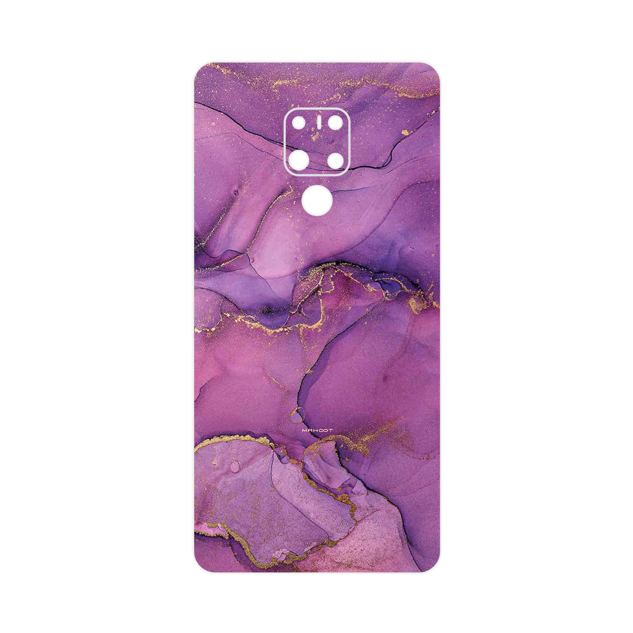 برچسب پوششی ماهوت مدل Purple Marble مناسب برای گوشی موبایل هوآوی Mate 20 X