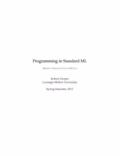 خرید و دانلود نسخه کامل کتاب Programming in Standard ML
