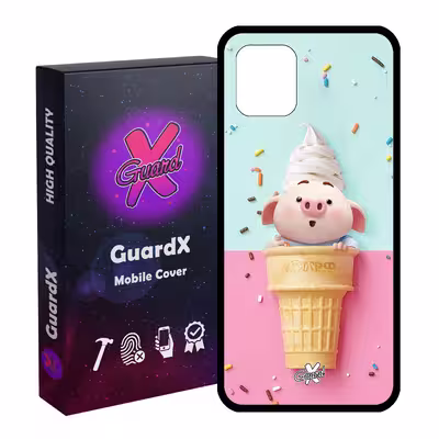 کاور گارد ایکس طرح Pig مدل Glass10026 مناسب برای گوشی موبایل سامسونگ Galaxy Note 10 Lite