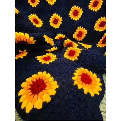 شال مبل و تخت مدل آفتاب سایز 130×130 سانتیمتر