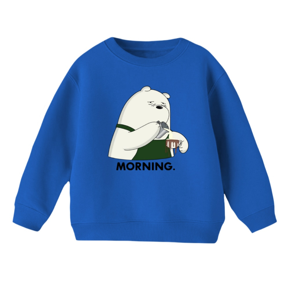 سویشرت بچگانه مدل خرس صبح رنگ آبی