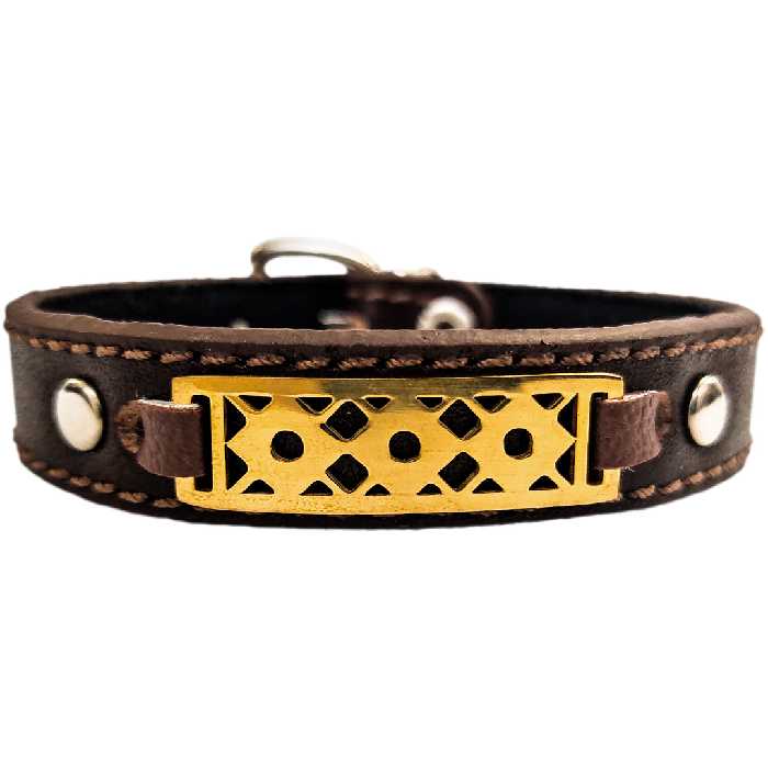  دستبند چرم وارک مدل رایا کد rb384