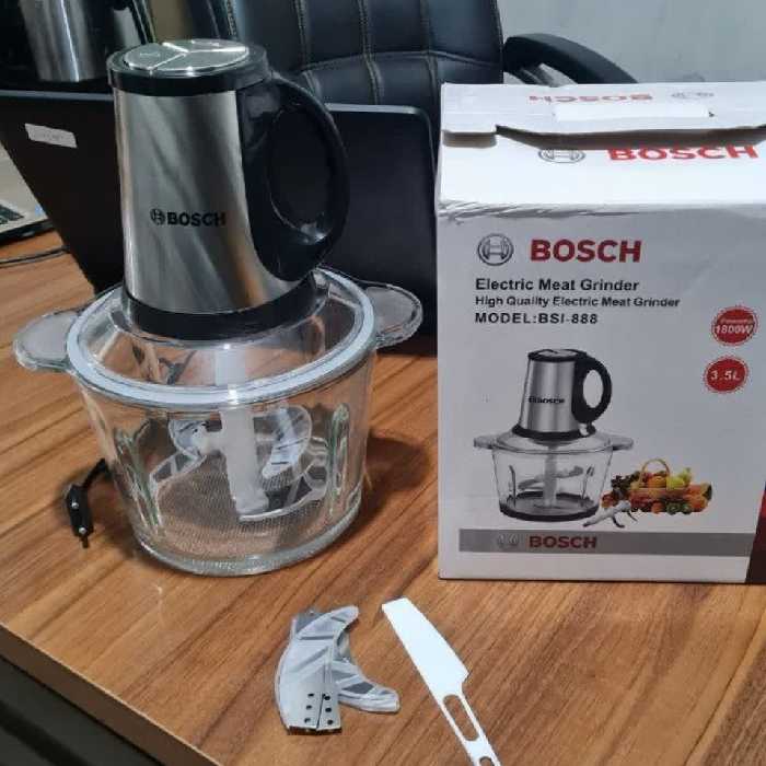 خردکن و غذاساز 3 لیتری کاسه پیرکس برند بوش مدل BSI888