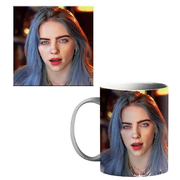 ماگ طرح بیلی آیلیش کد 1500 به همراه زیر لیوانی