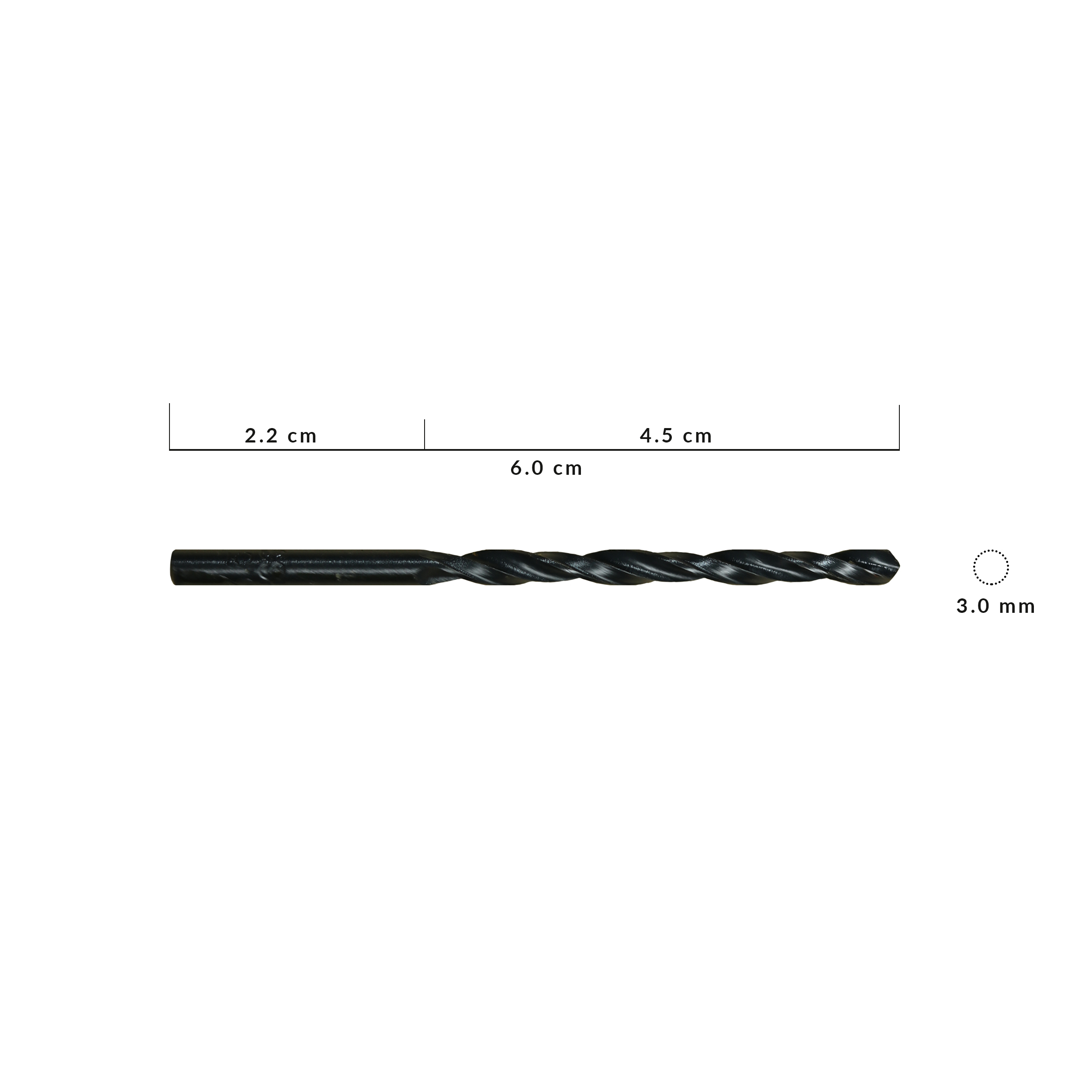  مجموعه 10 عددی مته آهن دیاموند کد ِ30 سایز 3 میلیمتر 