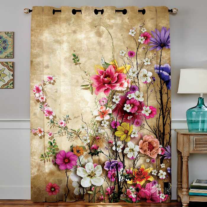 پرده مدل C4-50826 سایز 190x140 سانتی متر