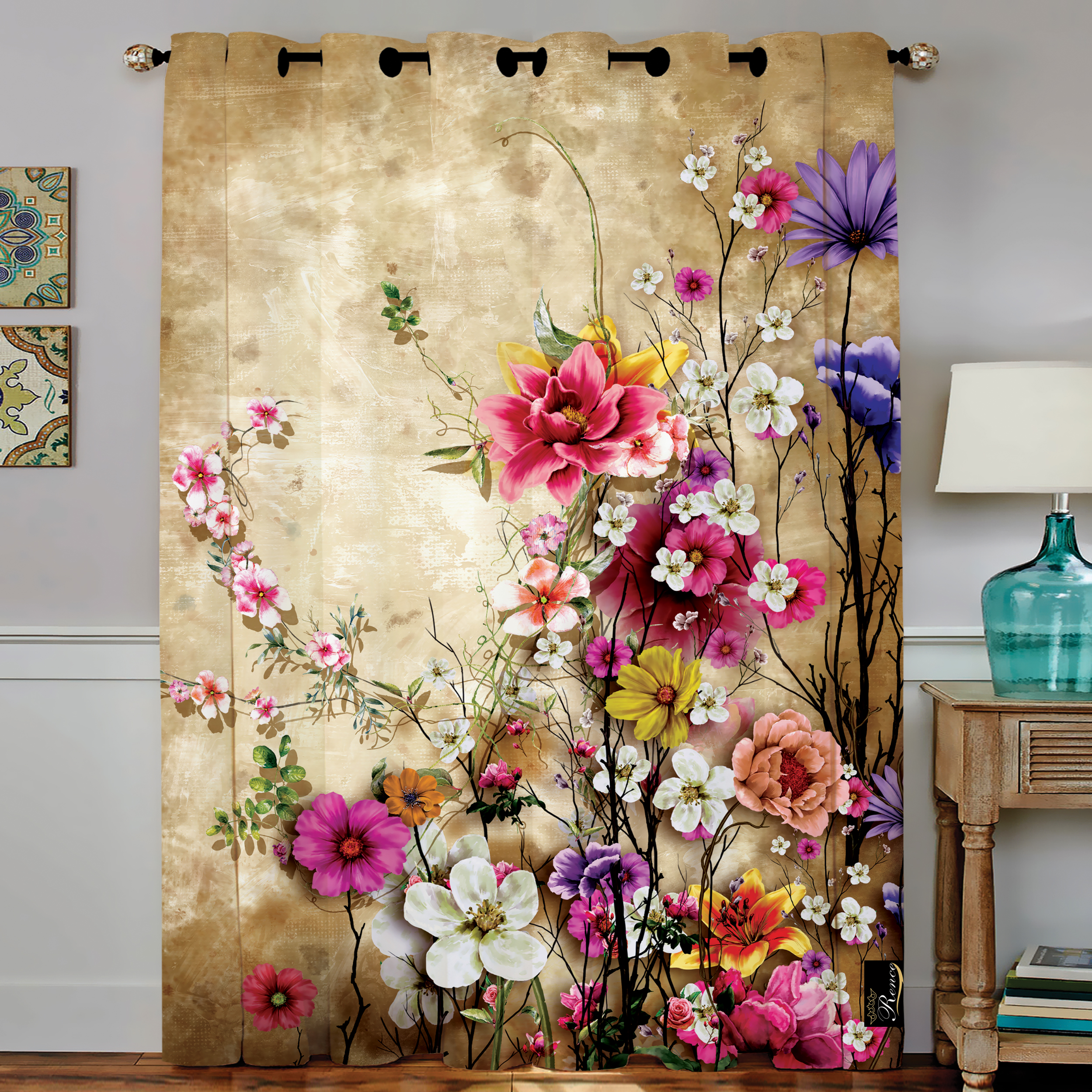 پرده مدل C4-50826 سایز 190x140 سانتی متر