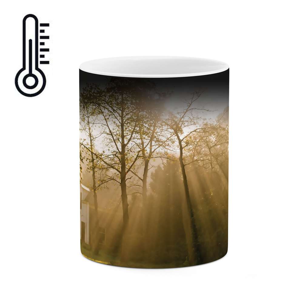 ماگ حرارتی طرح نور خورشید در درختان مدل mgh04099