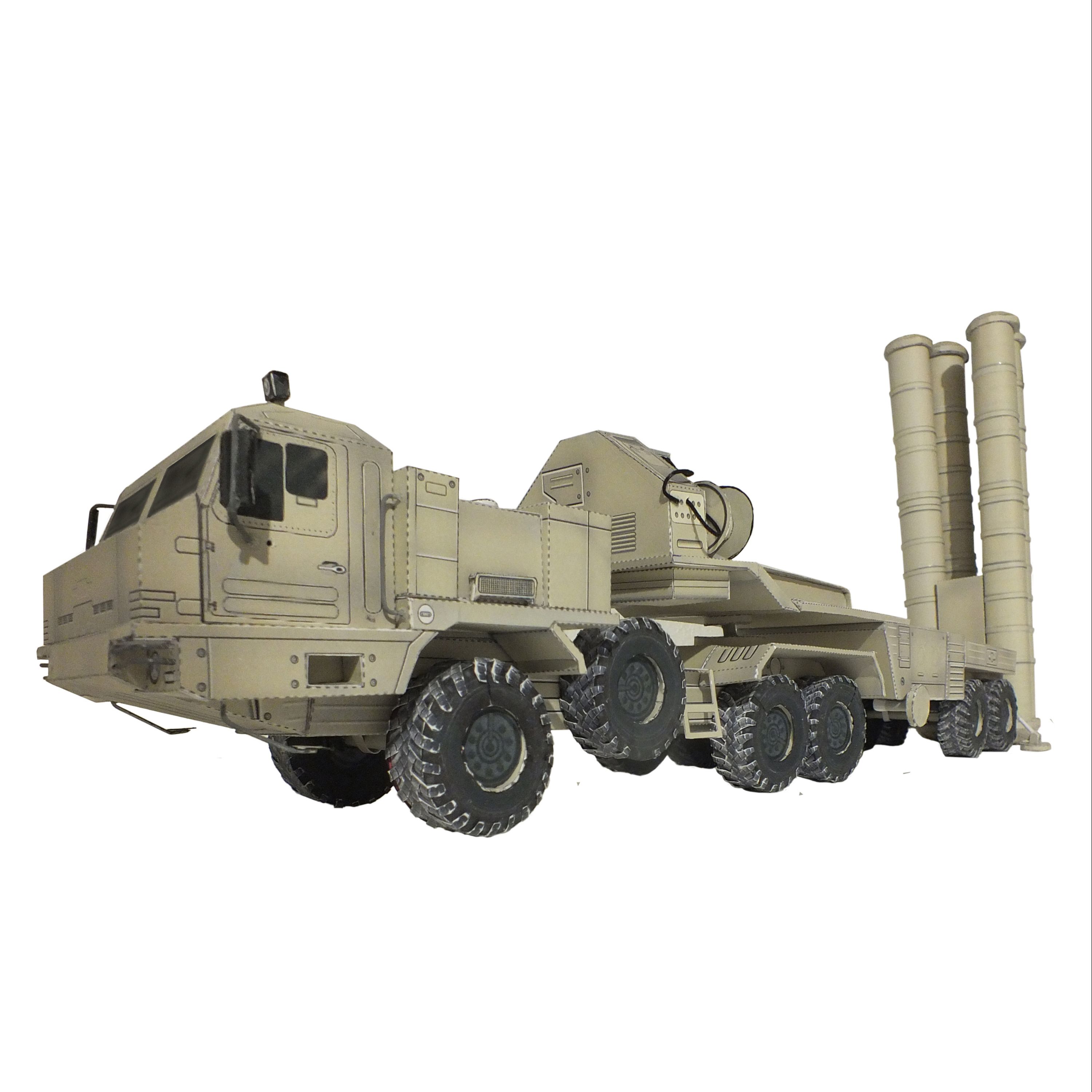 کیت ساخت ماکت موشک و لانچر S300