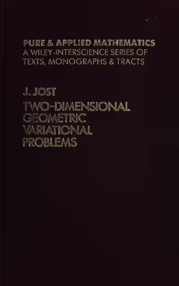 خرید و دانلود نسخه کامل کتاب Two-Dimensional Geometric Variational Problems