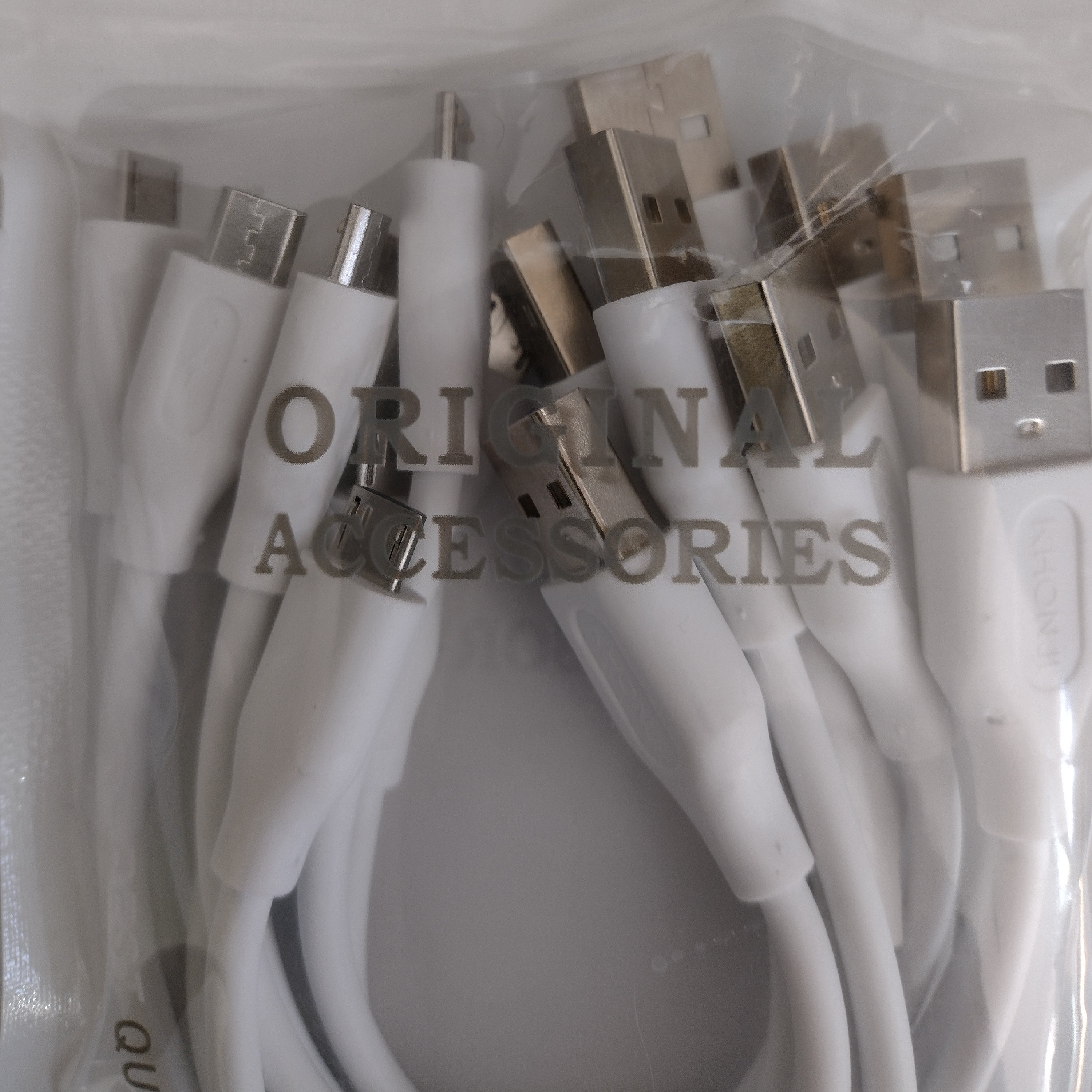 کابل پاور بانک خنجی فست شارژ سفید رنگ