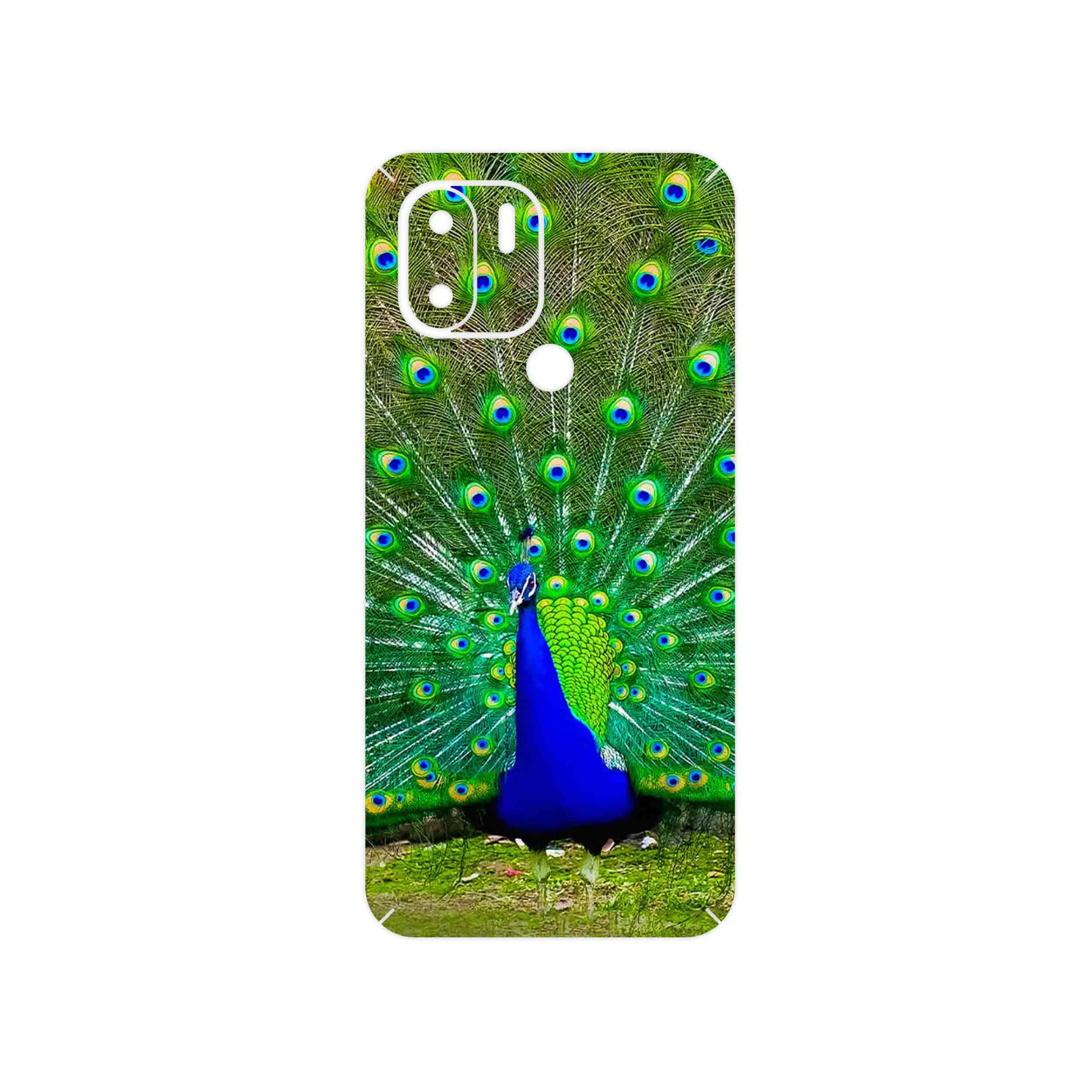 برچسب پوششی ماهوت مدل Peacock مناسب برای گوشی موبایل شیائومی Redmi A1 Plus