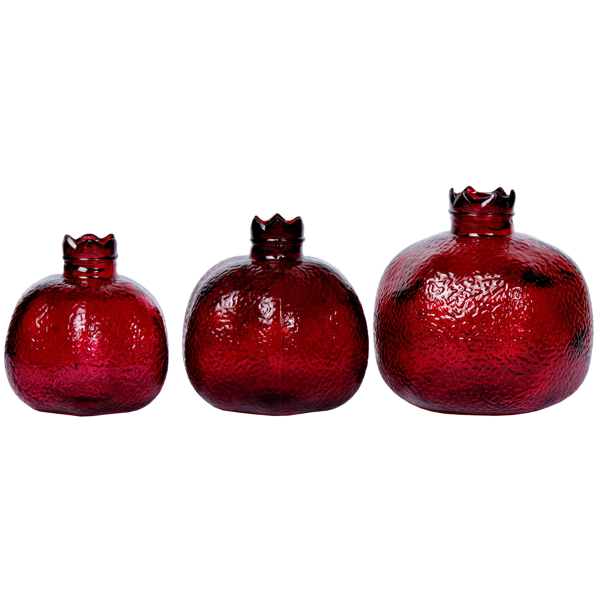 گلدان طرح انار کد 12330 مجموعه 3 عددی