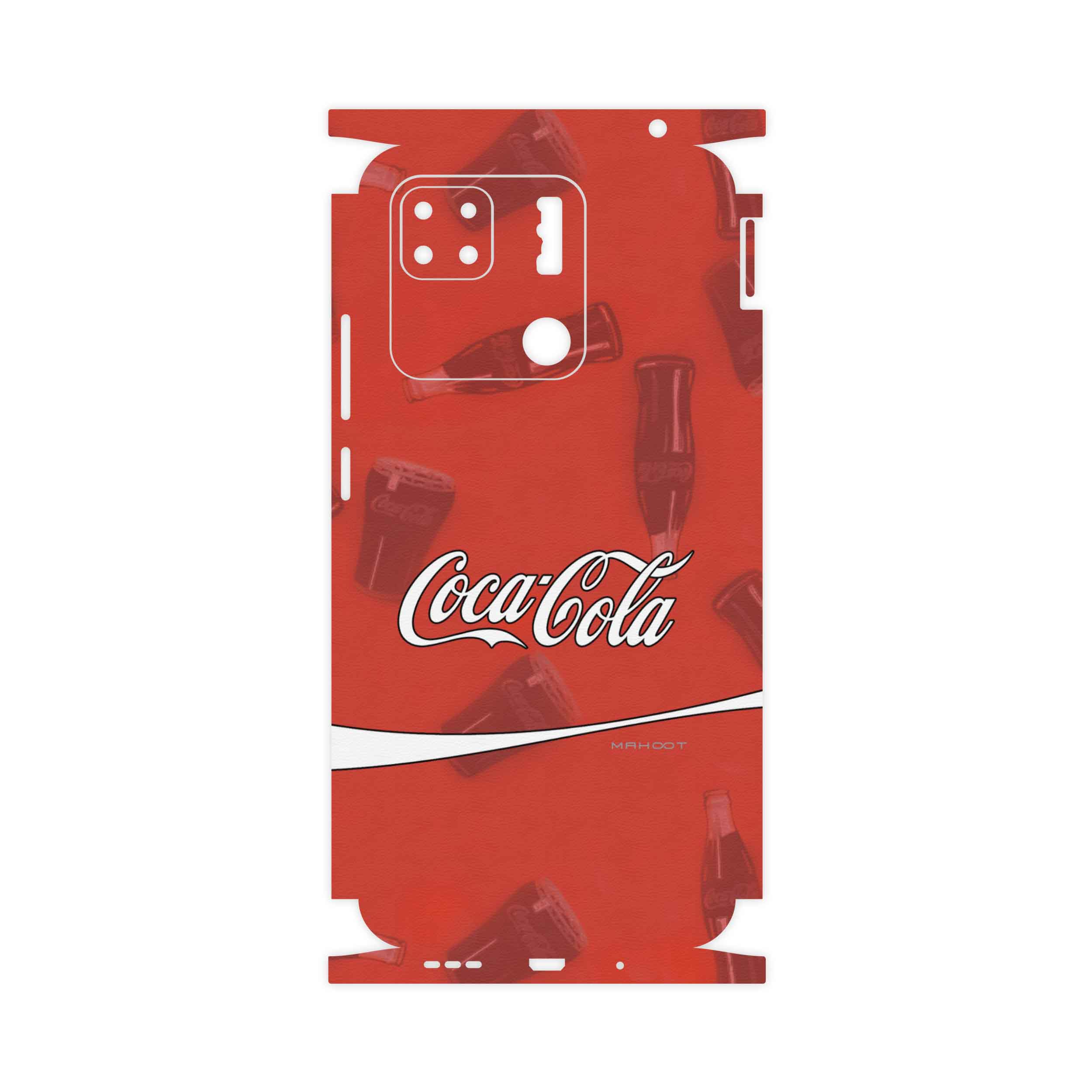 برچسب پوششی ماهوت مدل Coca-Cola-Logo-FullSkin مناسب برای گوشی موبایل شیائومی Redmi 10A