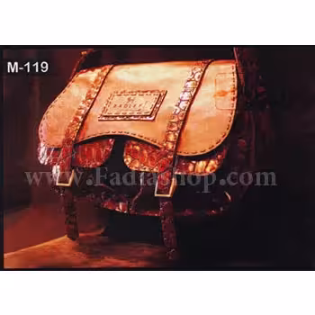 الگو چرم دوزی کد 119 - کیف زنانه رو دوشی