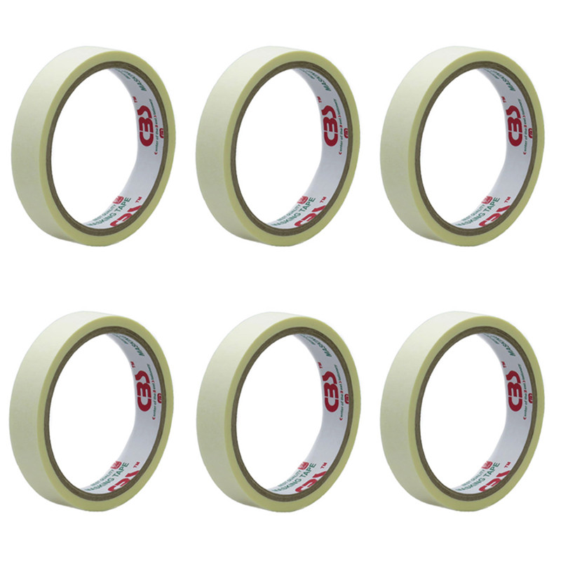  چسب کاغذی سی بی اس مدل JM1620 عرض 2 سانتی متر بسته 6 عددی 