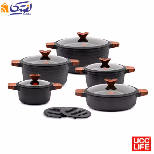 سرویس قابلمه گرانیتی 12 پارچه UCCLIFE مدل UC1412