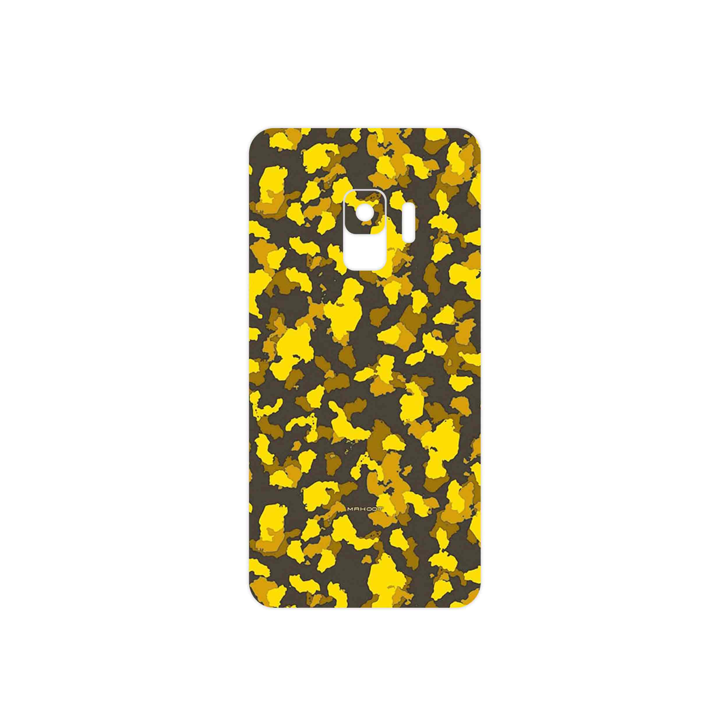 برچسب پوششی ماهوت مدل Yellow Infantry Army مناسب برای گوشی موبایل سامسونگ Galaxy S9