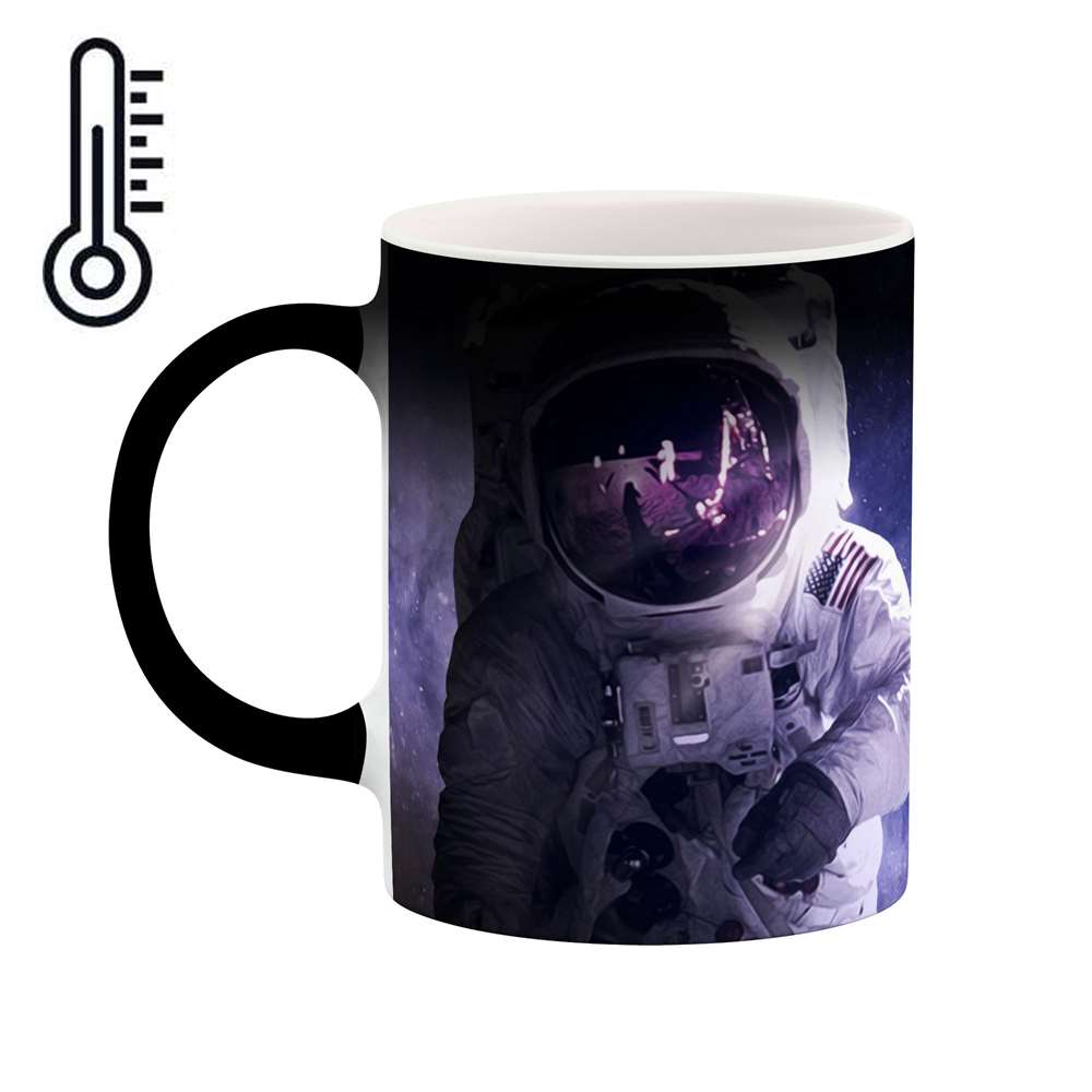 ماگ حرارتی طرح فضانورد  مدل mgph13690