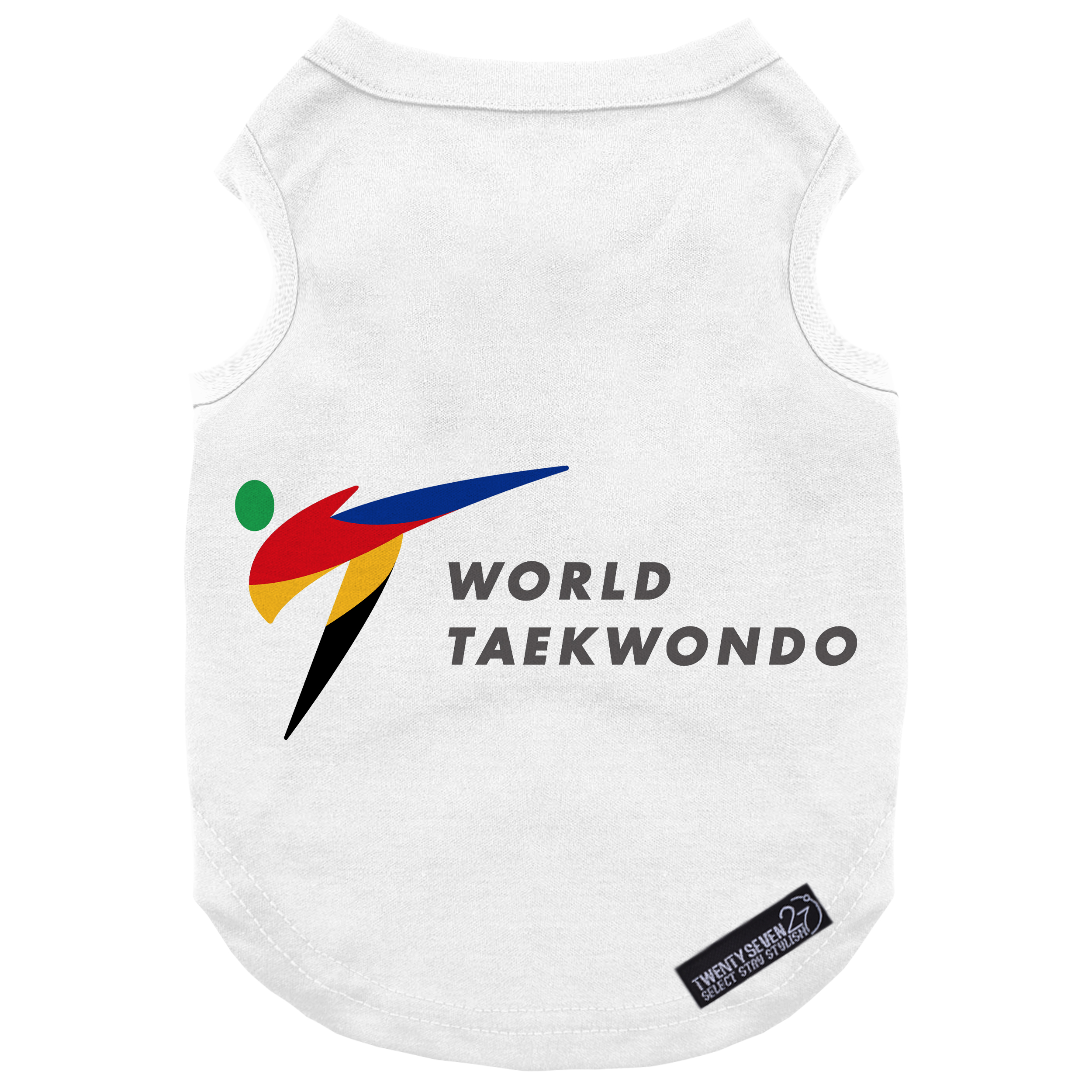لباس سگ و گربه 5 طرح World Taekwondo کد MH884 سایز L