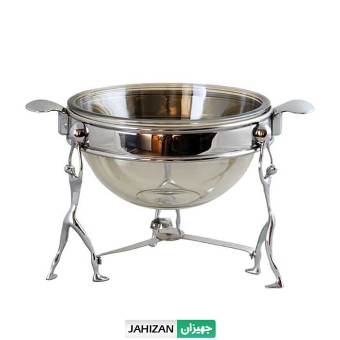 سوفله سالاد خوری استیل طرح آدمک کد 3006