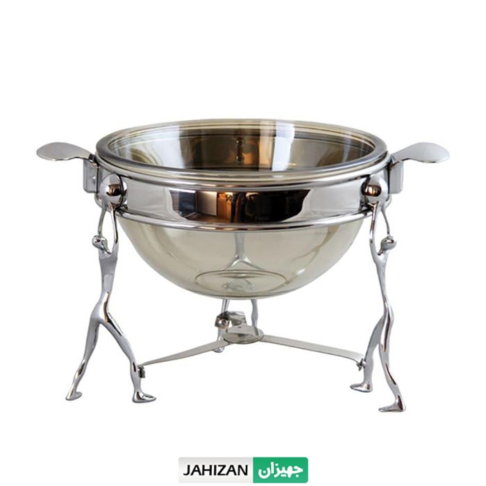 سوفله سالاد خوری استیل طرح آدمک کد 3006