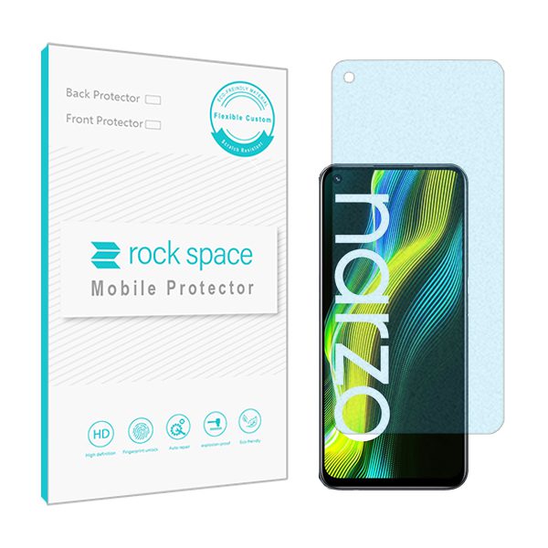 گلس ریلمی Narzo 50 مدل نانو هیدروژل مات آنتی بلو برند راک اسپیس کد S