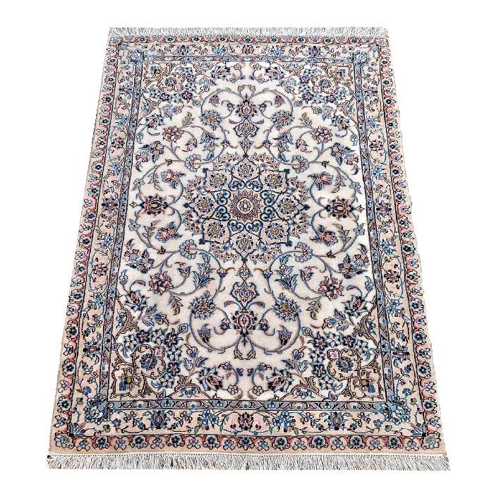 فرش دستباف یک و نیم متری مدل نایین D