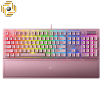 کیبورد گیمینگ ریزر BlackWidow V3 Green Switch Quartz Edition