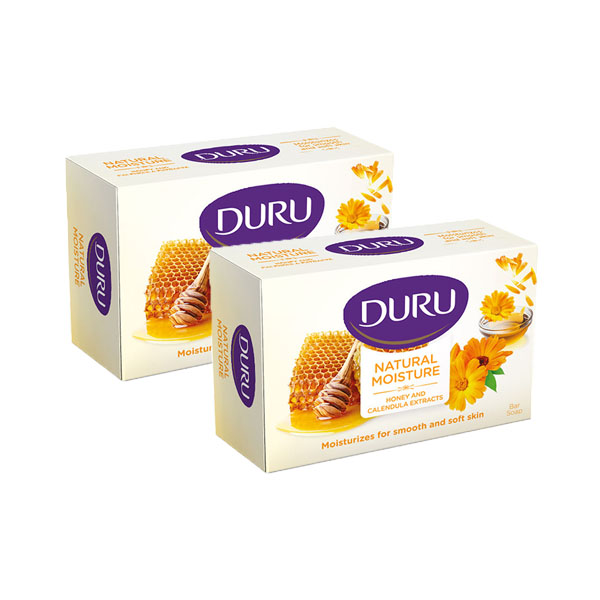 صابون شستشو دورو مدل Honey And Calendula وزن 120 گرم بسته 2 عددی