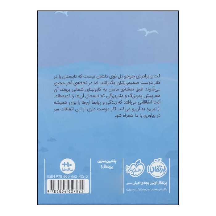 کتاب تابستانی به رنگ اقیانوس اثر جیلیان مک دان انتشارات پرتقال