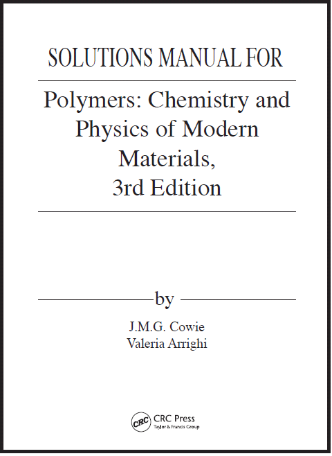 خرید و دانلود نسخه کامل کتاب [Solutions Manual] Polymers Chemistry and Physics of Modern Materials (3rd Edition)