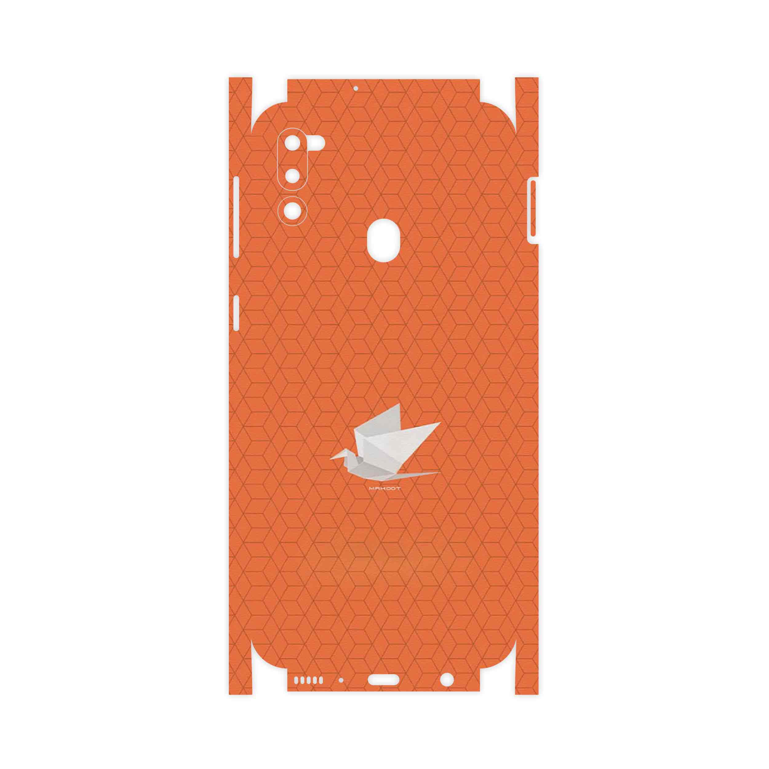برچسب پوششی ماهوت مدل Minimalist origami bird-FullSkin مناسب برای گوشی موبایل سامسونگ Galaxy M21 (2021) Edition