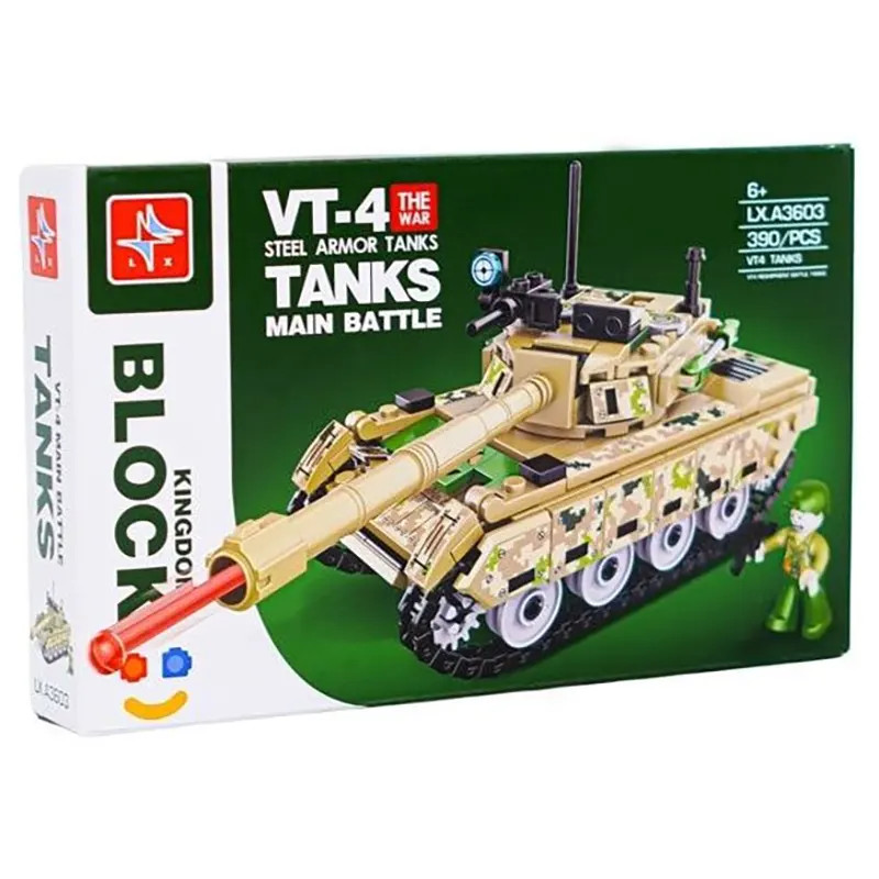 اسباب بازی لگو 390 تکه مدل تانک ارتشی کد LXA3603