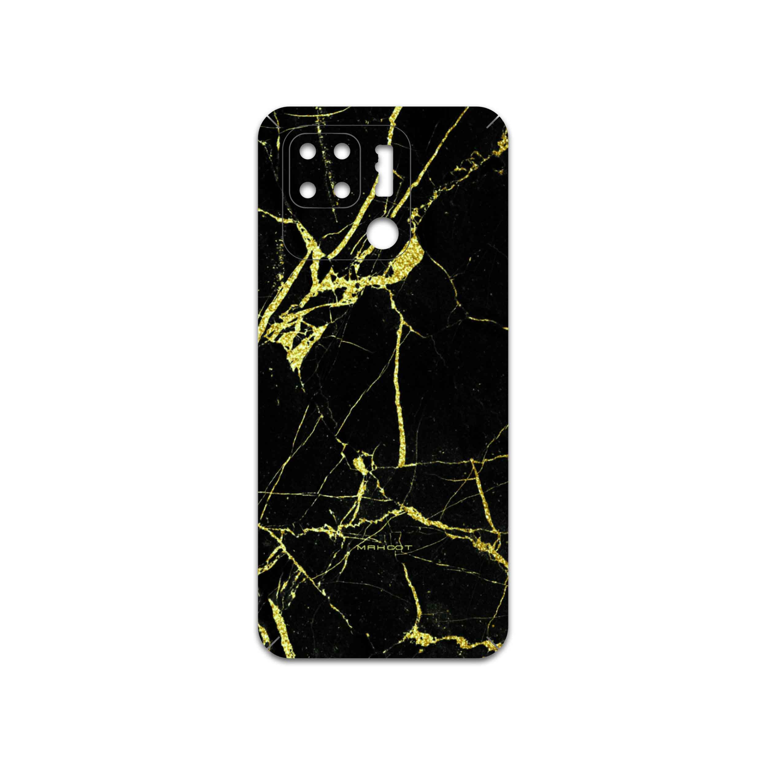 برچسب پوششی ماهوت مدل Graphite-Gold-Marble مناسب برای گوشی موبایل شیائومی Redmi 10C