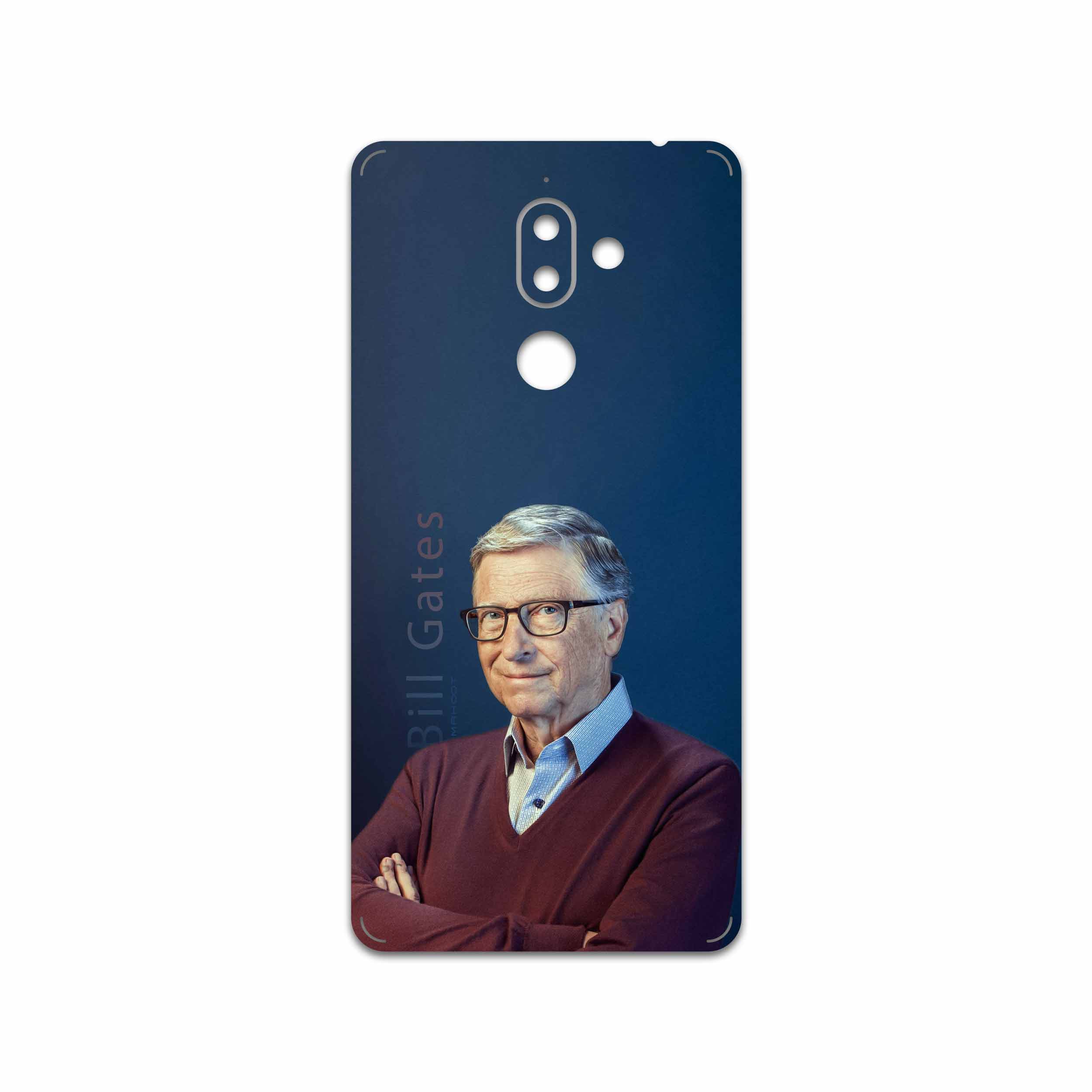 برچسب پوششی ماهوت مدل Bill Gates مناسب برای گوشی موبایل نوکیا 7 Plus