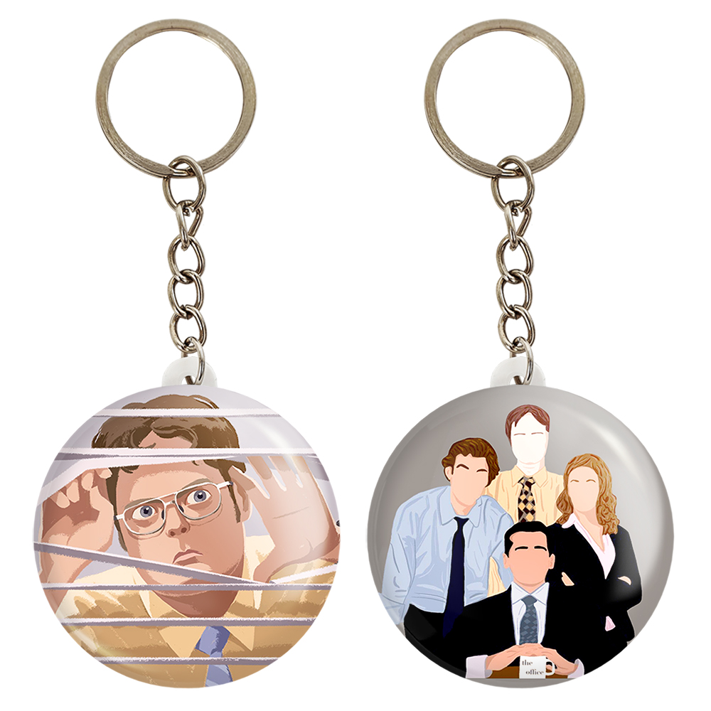 جاکلیدی خندالو مدل داویت شروت سریال آفیس The Office کد 1022210227 مجموعه 2 عددی