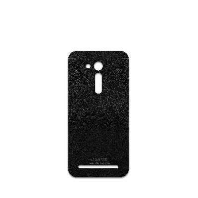 برچسب پوششی ماهوت مدل Black-Leather مناسب برای گوشی موبایل ایسوس Zenfone Go