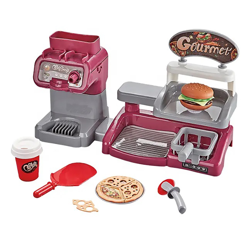 ست اسباب بازی فست فود مدل coffee house