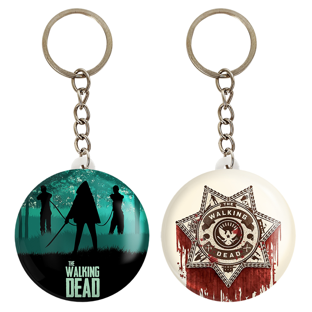 جاکلیدی خندالو مدل سریال مردگان متحرک The Walking Dead کد 1018310188 مجموعه 2 عددی