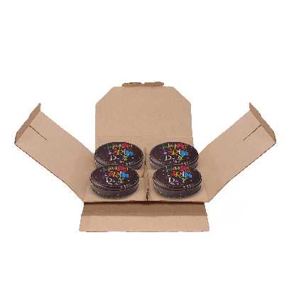 جعبه هدیه مدل تولدت مبارک مجموعه 4 عددی 