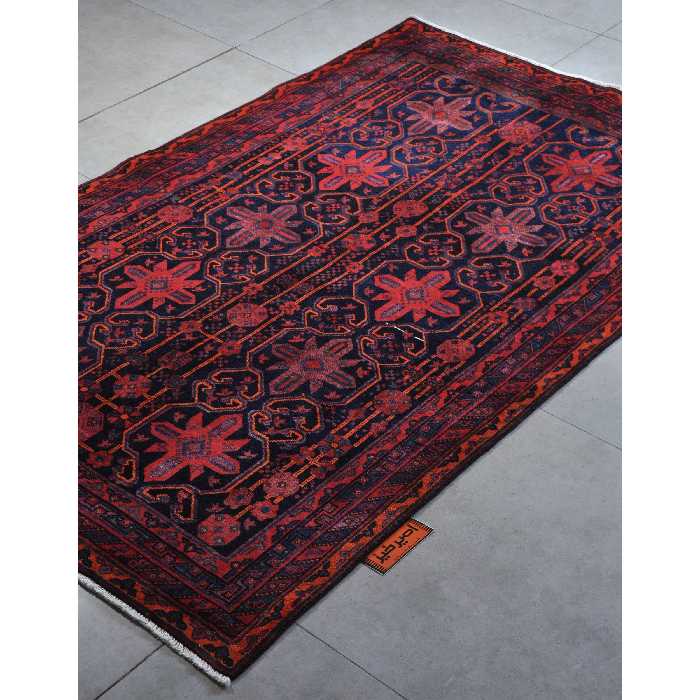 فرش دستبافت سه و نیم متری امیرخیز مدل ایلیاتی کد 109983