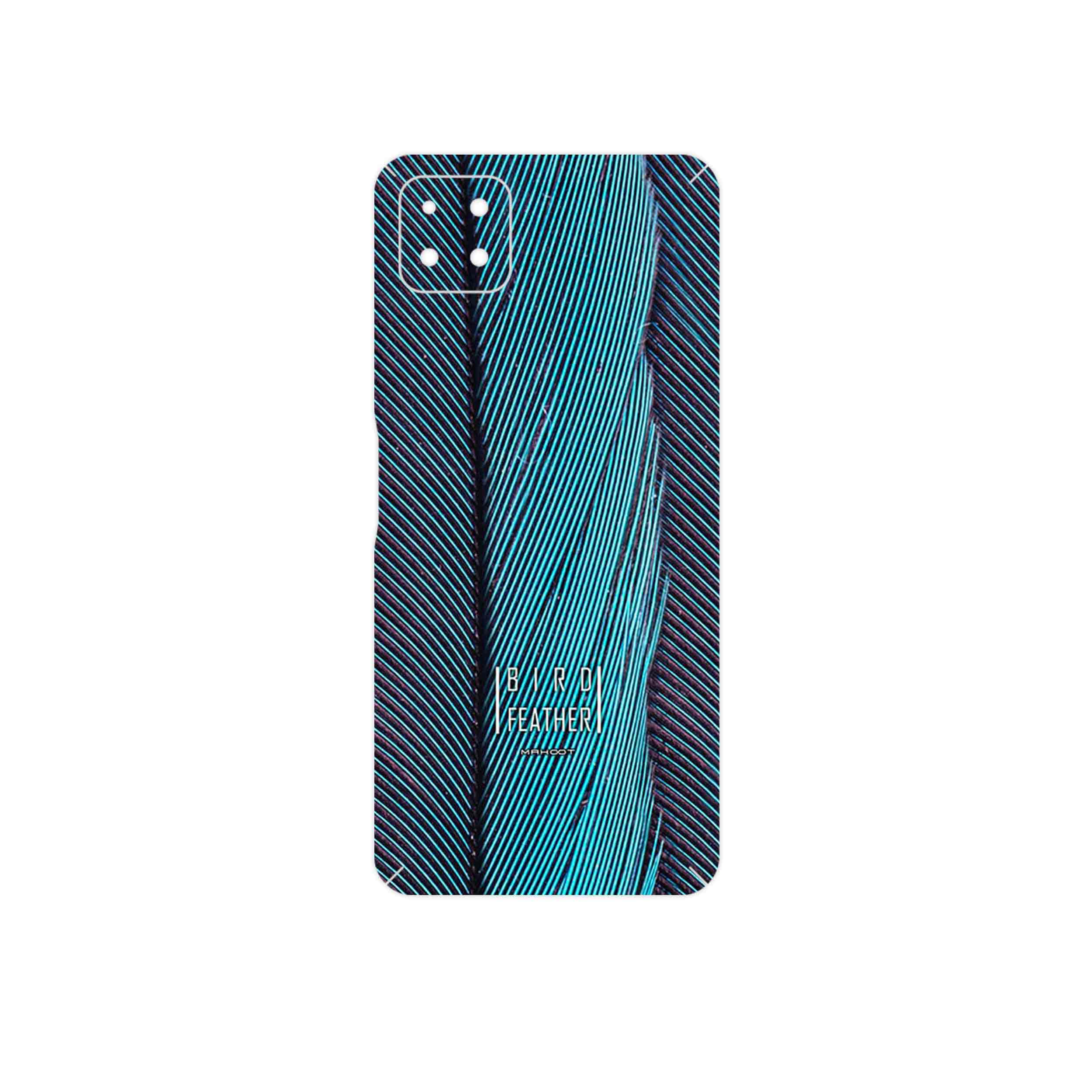 برچسب پوششی ماهوت مدل Turquoise feathers مناسب برای گوشی موبایل هوآوی Nova Y60