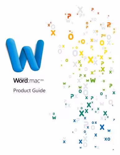 خرید و دانلود نسخه کامل کتاب Word: Mac 2011. Product Guide