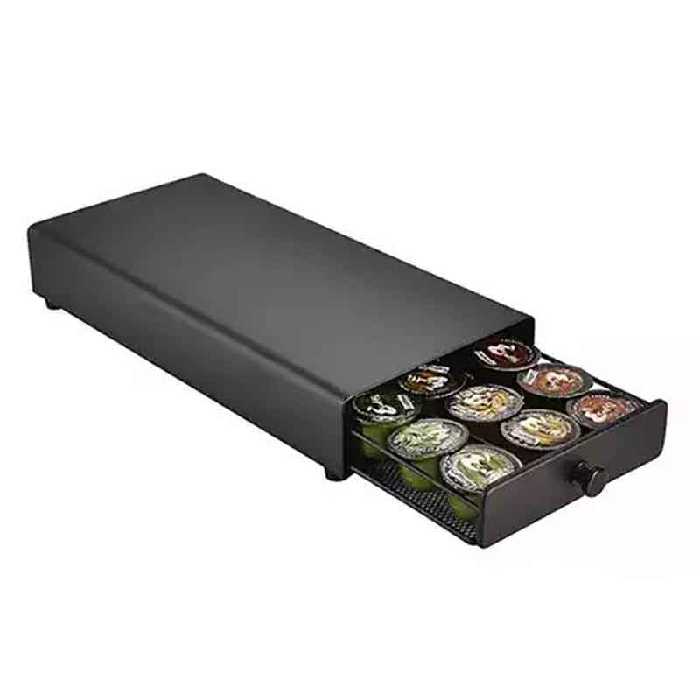 استند کپسول نسپرسو کشویی 24 عددی | استند کپسول قهوه فلزی | کافی سل