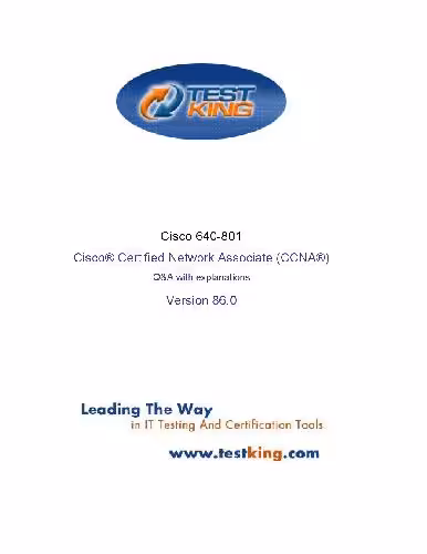 خرید و دانلود نسخه کامل کتاب CCNA. Questions and answers with explanations