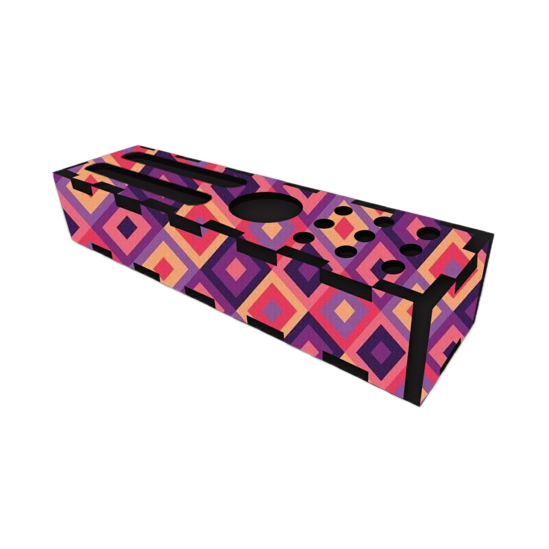 جامدادی رومیزی مدل مربع رنگی کد 728