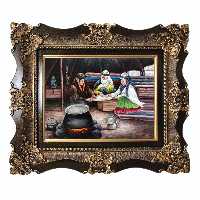 تابلو رنگ روغن طرح بانوان عشایری کد AAM06